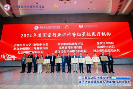 喜訊！AAA+五星，鄭州普瑞眼科醫院榮獲中國非公立醫療機構協會2024年度“雙評”標桿單位！220
